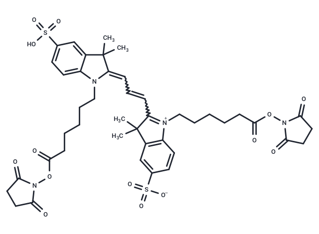 Sulfo-Cy3 diacid NHS ester