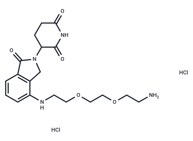 Lenalidomide 4'-PEG2-amine	 dihydrochloride