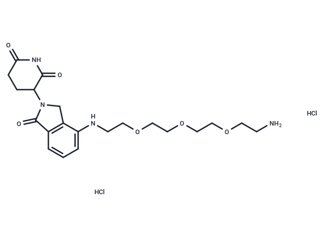 Lenalidomide 4'-PEG3-amine	 dihydrochloride
