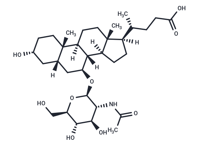 Ursodeoxycholic acid 7-N-acetylglucosaminide