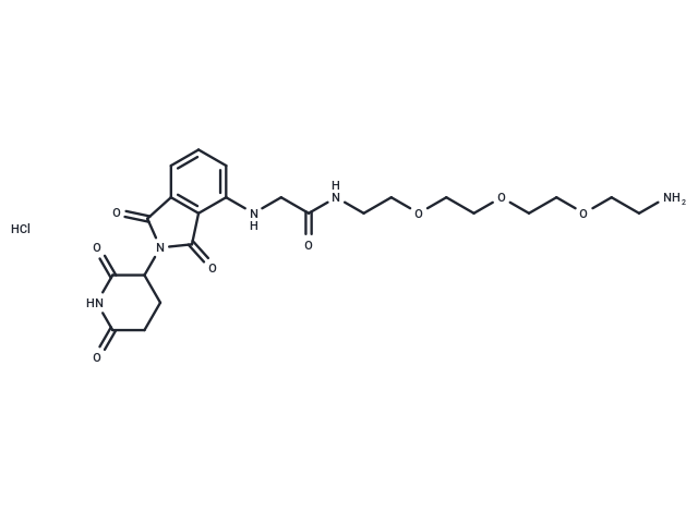Thalidomide-NH-amido-PEG3-C2-NH2 hydrochloride