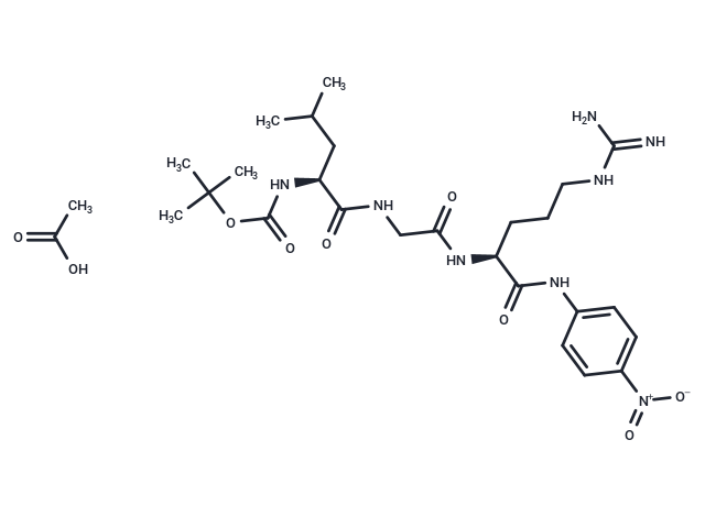 Boc-Leu-Gly-Arg-pNA acetate