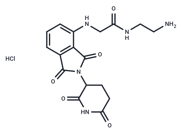 Thalidomide-NH-amido-C2-NH2 hydrochloride