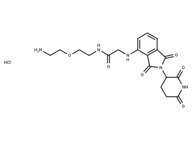Thalidomide-NH-amido-PEG1-C2-NH2 hydrochloride
