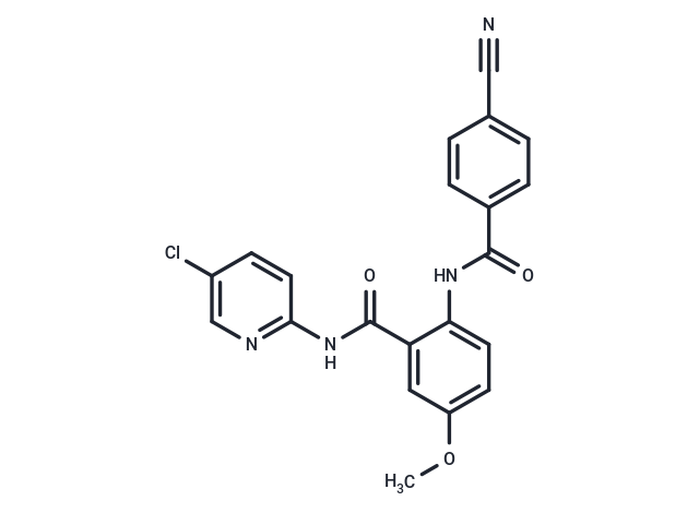N-(5-Chloropyridin-2-yl)-2-(4-cyanobenzamido)-5-methoxybenzamide