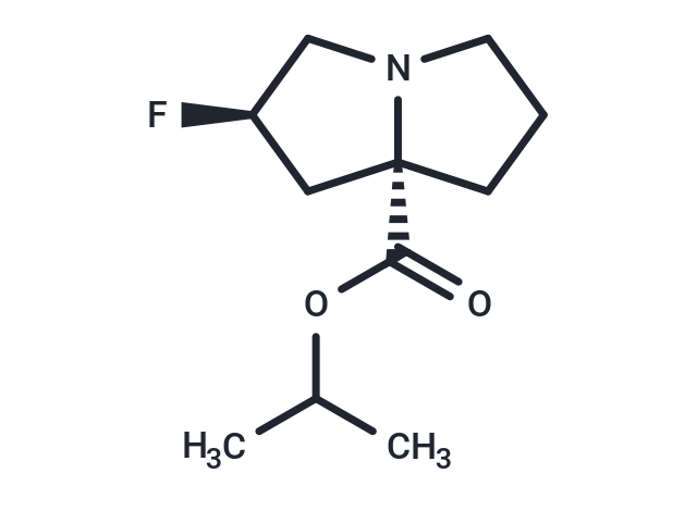 (2R,7aS)-Isopropyl 2-fluorohexahydro-1H-pyrrolizine-7a-carboxylate