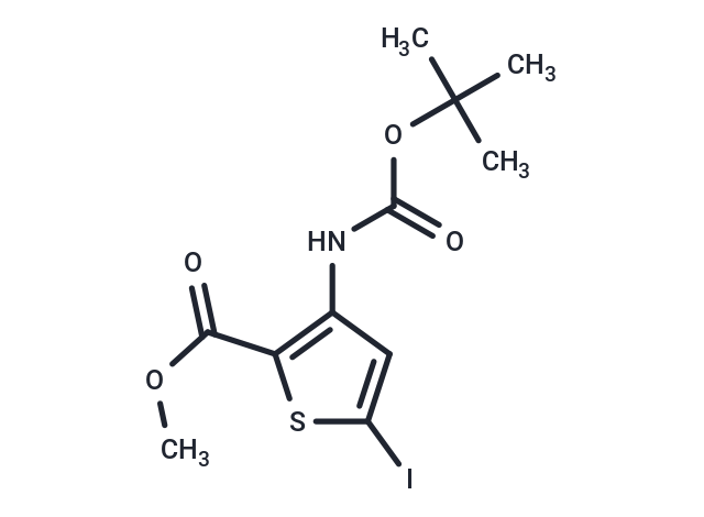 Methyl 3-((tert-butoxycarbonyl)amino)-5-iodothiophene-2-carboxylate