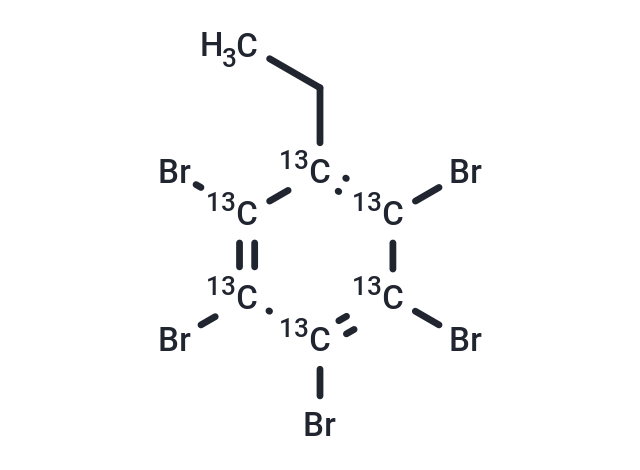 1,2,3,4,5-Pentabromo-6-ethylbenzene-13C6