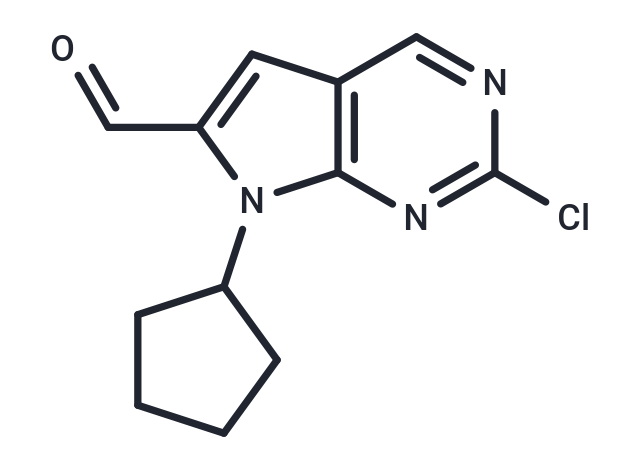 2-Chloro-7-cyclopentyl-7H-pyrrolo[2,3-d]pyrimidine-6-carboxaldehyde