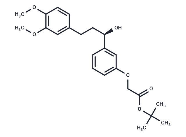 tert-Butyl (R)-2-(3-(3-(3,4-dimethoxyphenyl)-1-hydroxypropyl)phenoxy)acetate