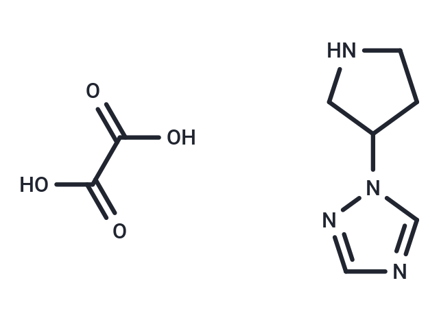 1-(Pyrrolidin-3-yl)-1H-1,2,4-triazole oxalate
