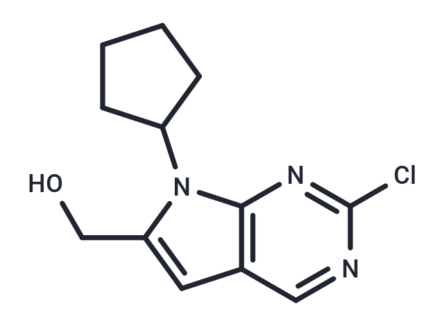 2-Chloro-7-cyclopentyl-7H-pyrrolo[2,3-d]pyrimidine-6-methanol
