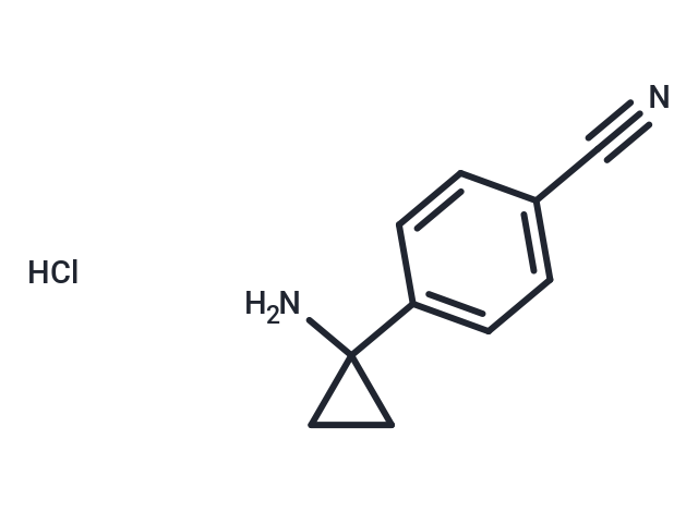 4-(1-Aminocyclopropyl)benzonitrile hydrochloride