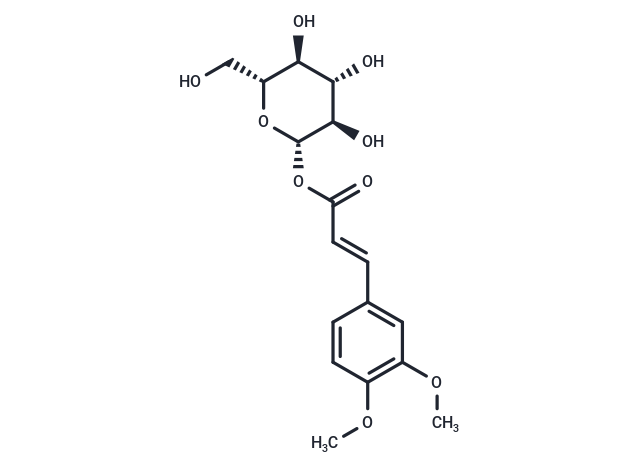 9-O-β-D-Glucopyranosyl-3,4-dimethoxy-cinnamic acid