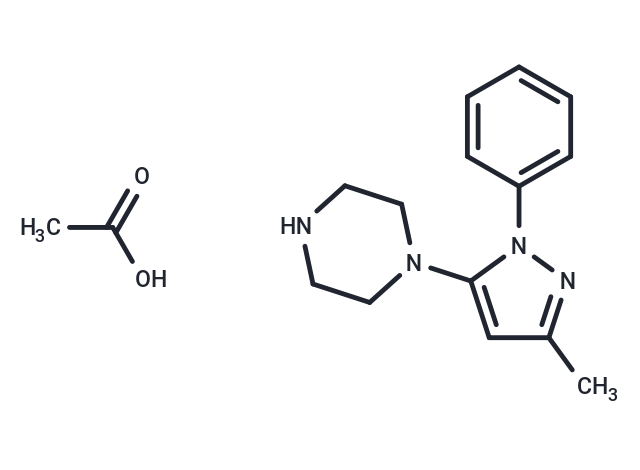 1-(3-Methyl-1-phenyl-1H-pyrazol-5-yl)piperazine acetate