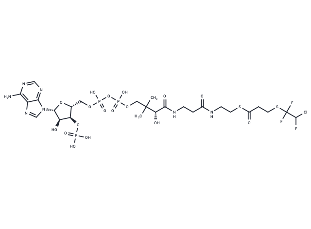 6-Chloro-5,5,6-trifluoro-4-thiahexanoyl-CoA