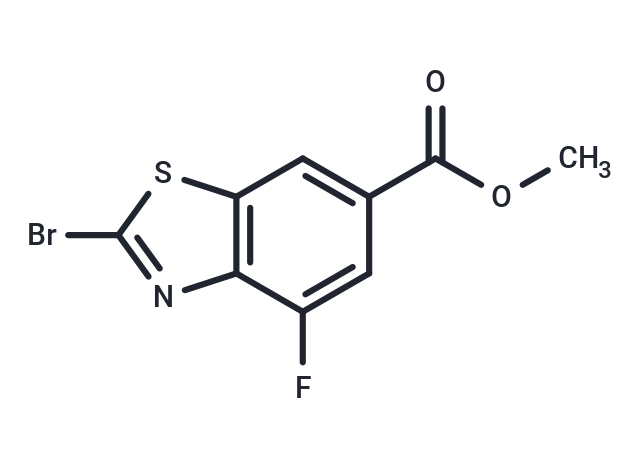 Methyl 2-bromo-4-fluorobenzo[d]thiazole-6-carboxylate