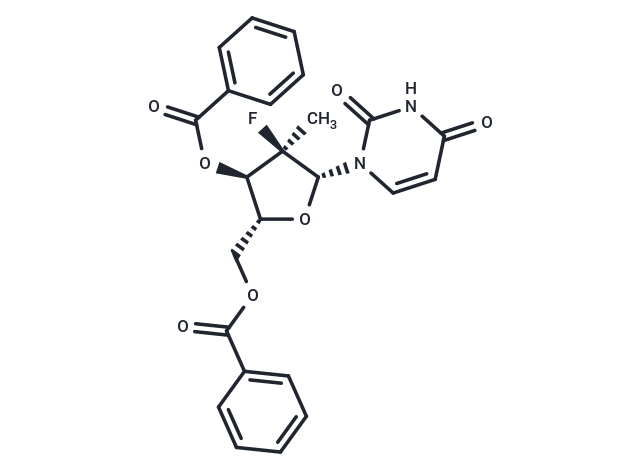3',5'-Di-O-benzoyl-2'-deoxy-2'-fluoro-2'-methyluridine