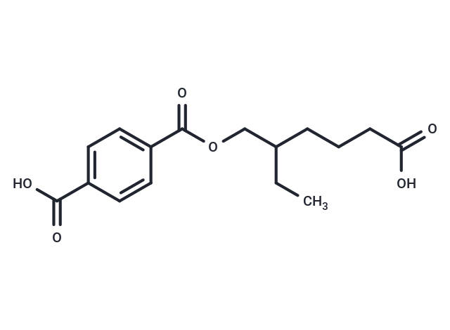 Mono-2-ethyl-5-carboxypentyl terephthalate