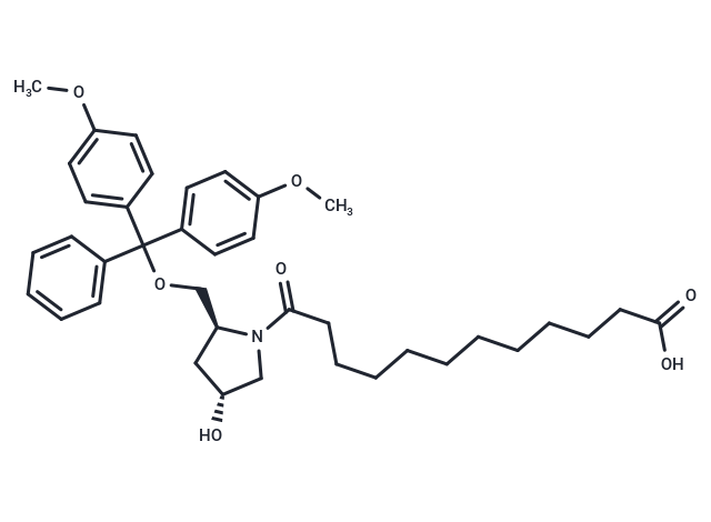 (3R,5S)-5-O-DMT-3-pyrrolidinol-12-oxododecanoic acid