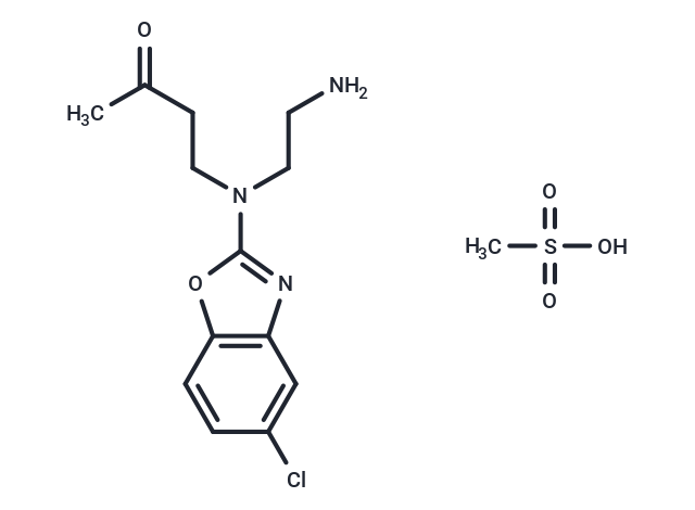 4-((2-Aminoethyl)(5-chlorobenzo[d]oxazol-2-yl)amino)butan-2-one dimethanesulfonate