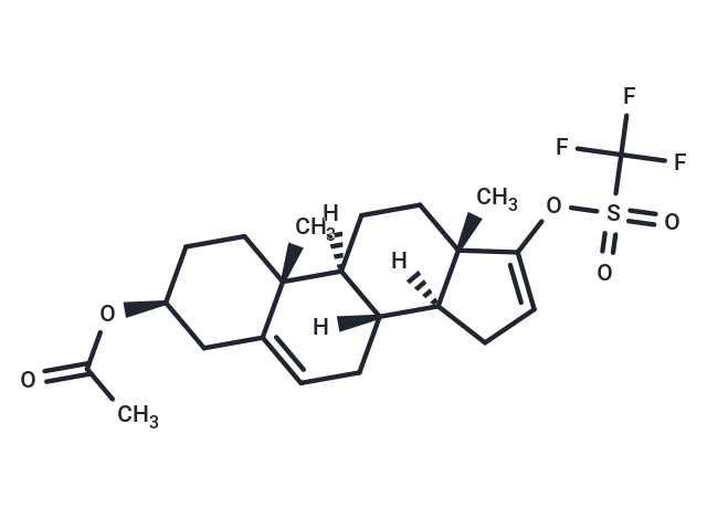 (3β)-17-{[(Trifluoromethyl)sulfonyl]oxy}androsta-5,16-dien-3-yl acetate