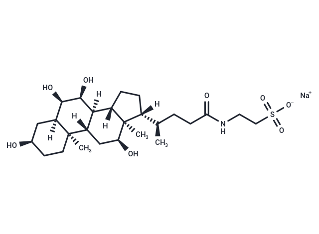 Tauro-3α,6α,7α,12α-tetrahydroxy bile acid sodium
