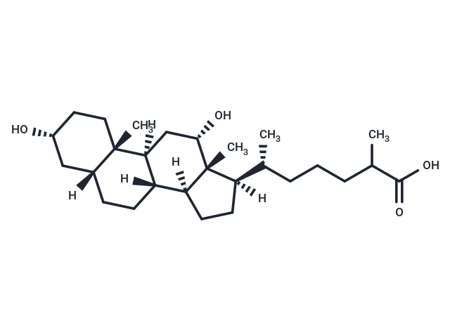 3α,12α-Dihydroxy-5β-cholestanoic acid