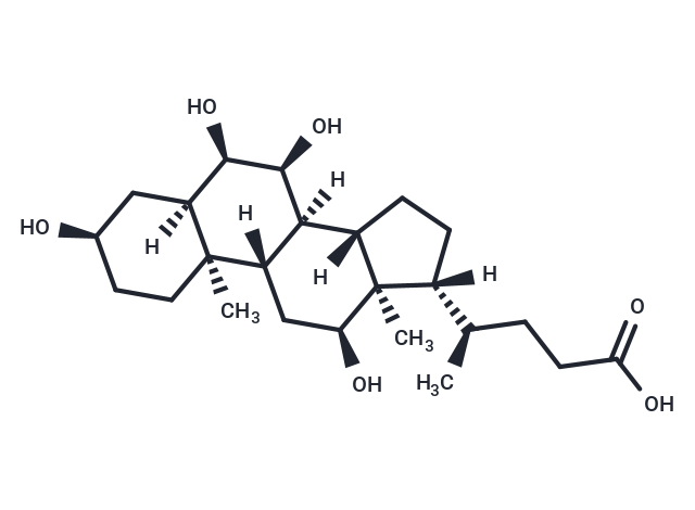 3α,6α,7α,12α-Tetrahydroxy bile acid