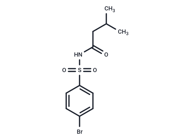 N-((4-Bromophenyl)sulfonyl)-3-methylbutanamide