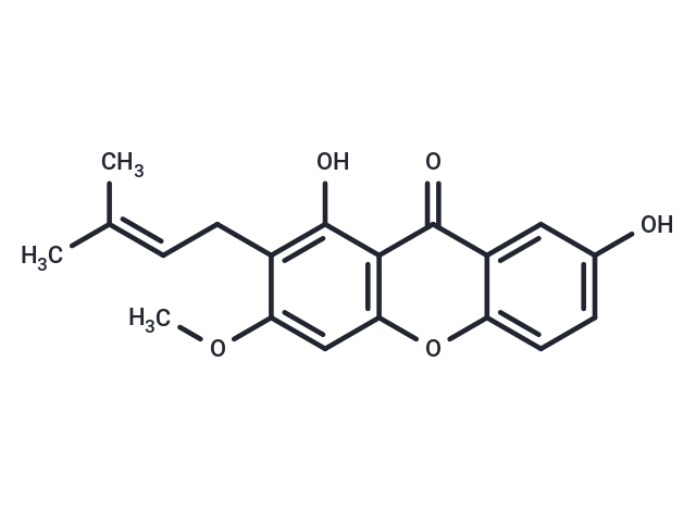1,7-Dihydroxy-3-methoxy-2-prenylxanthone