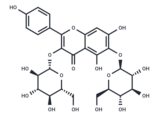 6-Hydroxykaempferol 3,6-diglucoside