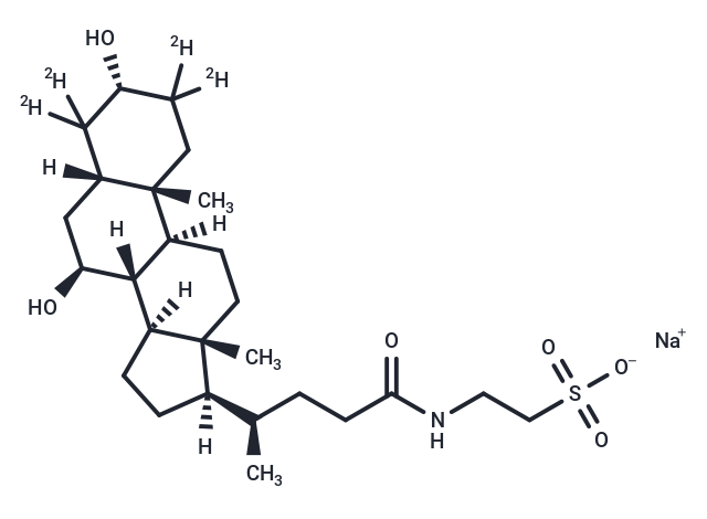Tauroursodeoxycholate-d4 sodium