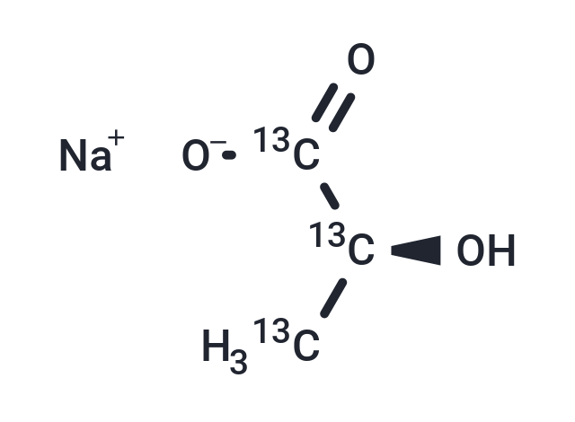 L-Lactic acid-13C3 sodium
