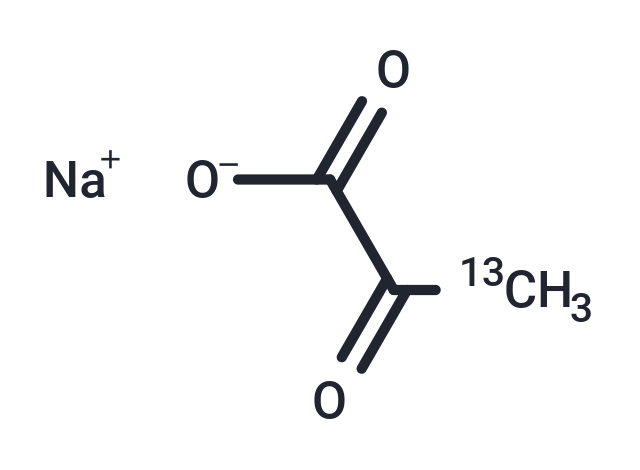 Sodium 2-oxopropanoate-13C