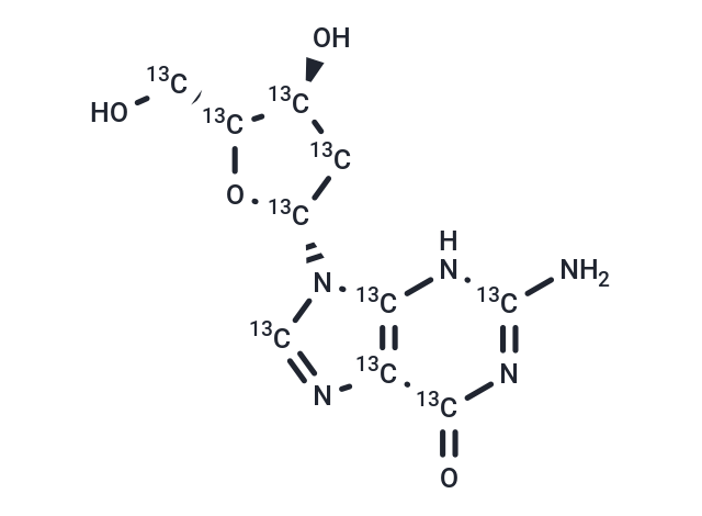2'-Deoxyguanosine-13C10