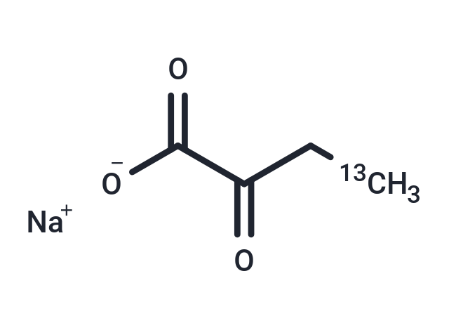 Sodium 2-oxobutanoate-13C hydrate