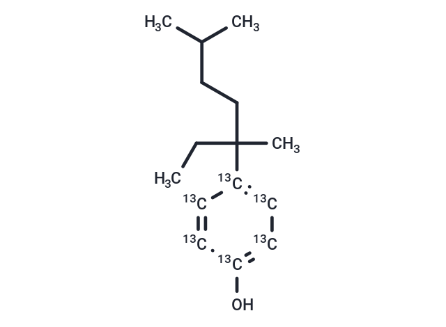 4-(3,6-Dimethylhept-3-yl)phenol-13C6 (Standard)