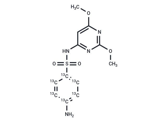 Sulfadimethoxine-13C6 (Standard)