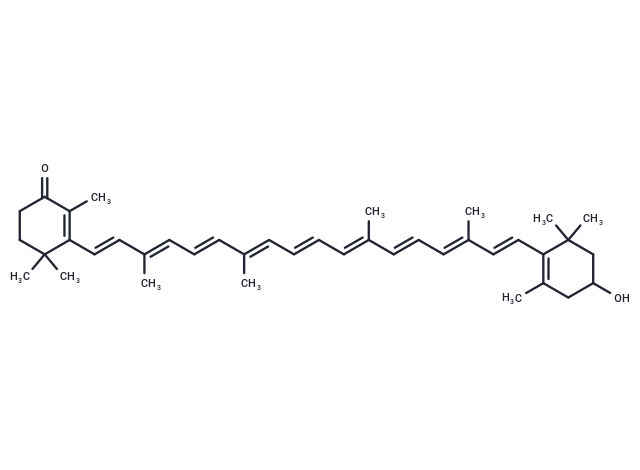 β,β-Caroten-4-one, 3'-hydroxy (Standard)