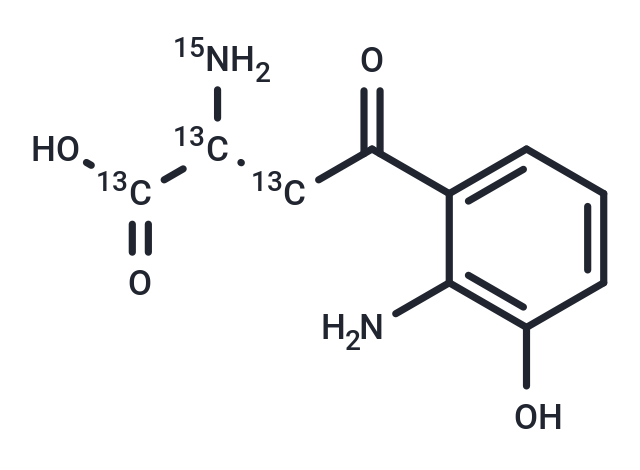 3-Hydroxykynurenine-13C3,15N (Standard)