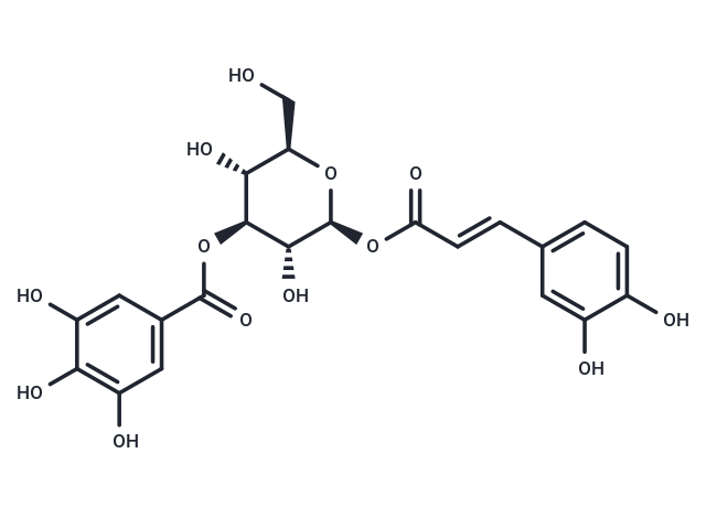 1-O-Caffeoyl-3-O-galloyl-beta-D-glucopyranose