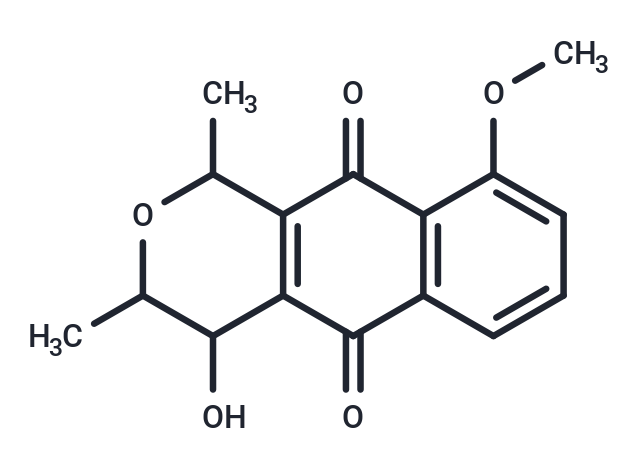 4-hydroxy-9-methoxy-1,3-dimethyl-1H,3H,4H,5H,10H-naphtho[2,3-c]pyran-5,10-dione