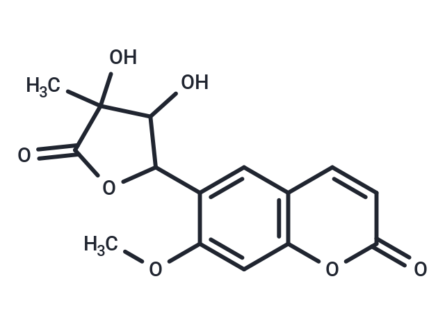 6-(3,4-dihydroxy-4-methyl-5-oxooxolan-2-yl)-7-methoxy-2H-chromen-2-one