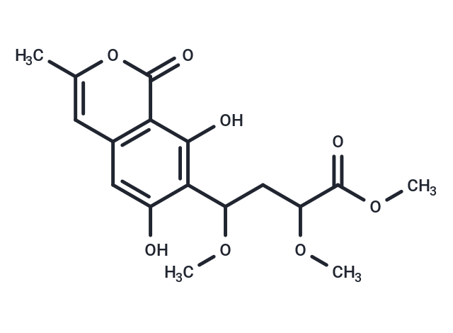 methyl 4-(6,8-dihydroxy-3-methyl-1-oxo-1H-isochromen-7-yl)-2,4-dimethoxybutanoate