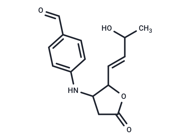 4-({2-[(1E)-3-hydroxybut-1-en-1-yl]-5-oxooxolan-3-yl}amino)benzaldehyde