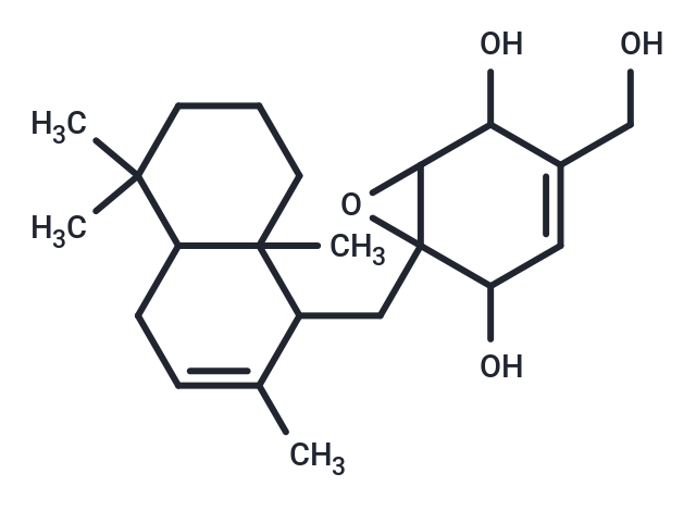 1-[(2,5,5,8a-tetramethyl-1,4,4a,5,6,7,8,8a-octahydronaphthalen-1-yl)methyl]-4-(hydroxymethyl)-7-oxabicyclo[4.1.0]hept-3-ene-2,5-diol