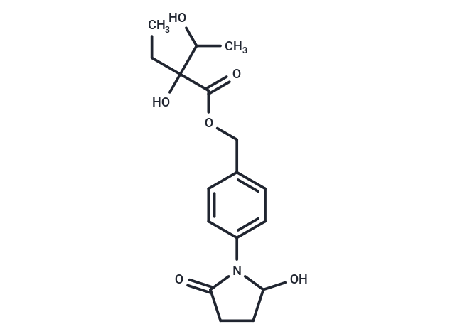 [4-(2-hydroxy-5-oxopyrrolidin-1-yl)phenyl]methyl 2-ethyl-2,3-dihydroxybutanoate