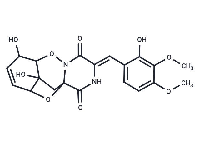 (4Z)-9,13-dihydroxy-4-[(2-hydroxy-3,4-dimethoxyphenyl)methylidene]-7,15-dioxa-3,6-diazatetracyclo[10.2.1.0^{1,6}.0^{8,13}]pentadec-10-ene-2,5-dione