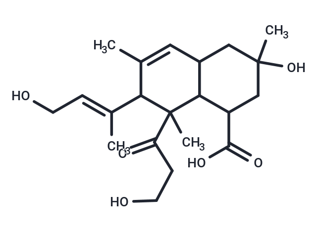 3-hydroxy-7-[(2E)-4-hydroxybut-2-en-2-yl]-8-(3-hydroxypropanoyl)-3,6,8-trimethyl-1,2,3,4,4a,7,8,8a-octahydronaphthalene-1-carboxylic acid